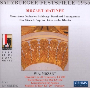 Mozart - Sf Matineen Paumgartner i gruppen CD hos Bengans Skivbutik AB (3187359)