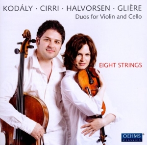 Kodaly/Cirri/Halvorsen/Gliere - Eight Strings i gruppen CD hos Bengans Skivbutik AB (3187439)