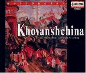 Mussorgsky Modest - Khovanshchina (3 Cd) i gruppen CD hos Bengans Skivbutik AB (3226978)