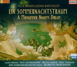 Mendelssohn - Ein Sommernachtstraum i gruppen CD / Klassisk hos Bengans Skivbutik AB (3227808)