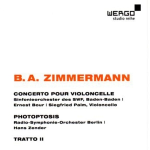 Zimmermann Bernd Alois - Cello Concerto Photoptosis Tratto i gruppen CD hos Bengans Skivbutik AB (3232345)