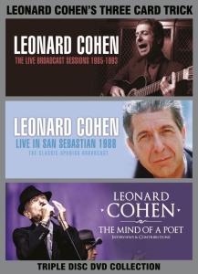 Cohen Leonard - Three Card Trick (3 Dvd) Documentar i gruppen Musikkk-DVD & Bluray hos Bengans Skivbutik AB (3262056)