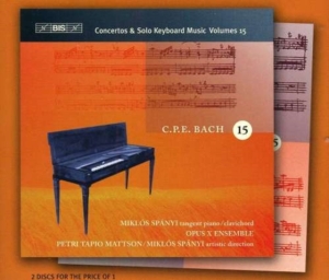 Bach Cpe/Miklos Spanyi/Opus X - Conc. Vol 15 And Solo Vol 15 i gruppen CD hos Bengans Skivbutik AB (3267011)