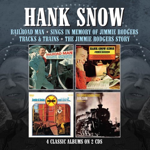 Hank Snow - Railroad Man/Sings In Memory Of../T i gruppen CD / Country hos Bengans Skivbutik AB (3267312)