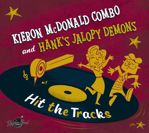 Mcdonald Kieron/Hank's Jalopy Demon - Hit The Tracks (Lim.Ed./Split Album i gruppen VINYL / Rock hos Bengans Skivbutik AB (3298690)