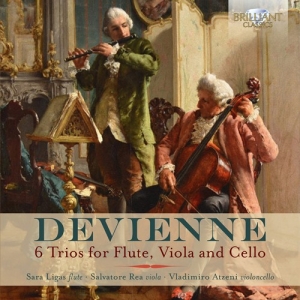 Devienne Francois - 6 Trios For Flute, Viola & Cello i gruppen CD hos Bengans Skivbutik AB (3307289)