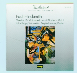 Hindemith Paul - Works For Cello And Piano, Vol. 1 i gruppen CD hos Bengans Skivbutik AB (3311250)