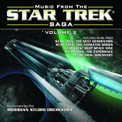 Meridian Studio Orchestra - Music From The Star Trek Saga Volum i gruppen CD / Film/Musikkkal hos Bengans Skivbutik AB (3339840)