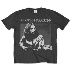 GEORGE HARRISON - UNISEX T-SHIRT: LIVE PORTRAIT i gruppen Minishops / George Harrison hos Bengans Skivbutik AB (3351462r)