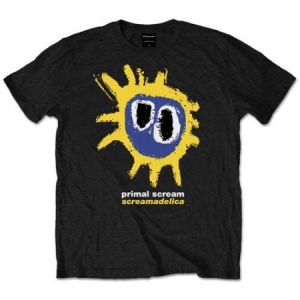 Primal Scream -  Men's Tee: Screamadelica Yellow (S) i gruppen BW-T-shirts hos Bengans Skivbutik AB (3351579)