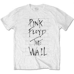 Pink Floyd/ The Wall & Logo (Medium) Unisex T-Shirt (L) i gruppen -Start Tshirt hos Bengans Skivbutik AB (3355642)