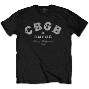 Cbgb - Cbgb Classic Logo Uni Bl T-Shirt i gruppen BW-T-shirts hos Bengans Skivbutik AB (3377641)