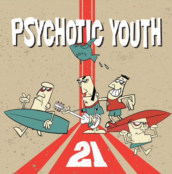 Psychotic Youth - 21 (Black Vinyl LP) i gruppen VINYL / Toppselgere hos Bengans Skivbutik AB (3466611)