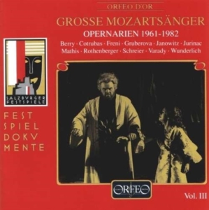 Mozart W A - Grosse Mozartsänger, Vol. 3 i gruppen CD hos Bengans Skivbutik AB (3489934)