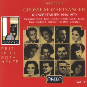 Mozart W A - Grosse Mozartsänger, Vol. 4 i gruppen CD hos Bengans Skivbutik AB (3489935)