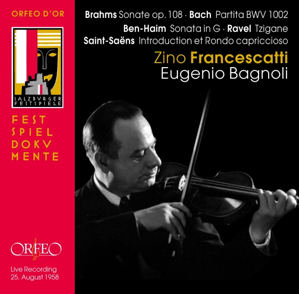 Various - Zino Francescatti, Live Recording S i gruppen CD hos Bengans Skivbutik AB (3489952)