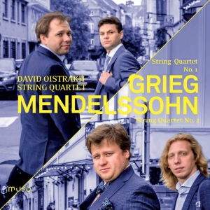Grieg Edvard Mendelssohn Felix - String Quartets i gruppen CD hos Bengans Skivbutik AB (3494720)