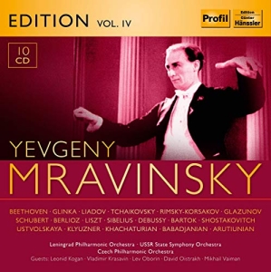 Various - Yevgeny Mravinsky Vol. 4 (10 Cd) i gruppen CD hos Bengans Skivbutik AB (3494730)