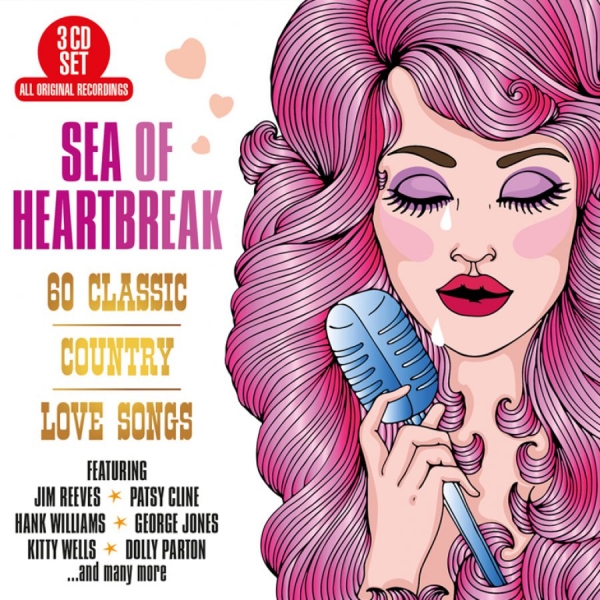 Various Artists - Sea Of Heartbreak:60 Classic Countr i gruppen CD / Toppselgere hos Bengans Skivbutik AB (3495419)