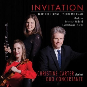 Carter Christine & Duo Concertante - Invitation: Trios For Carinet, Viol i gruppen CD hos Bengans Skivbutik AB (3512026)