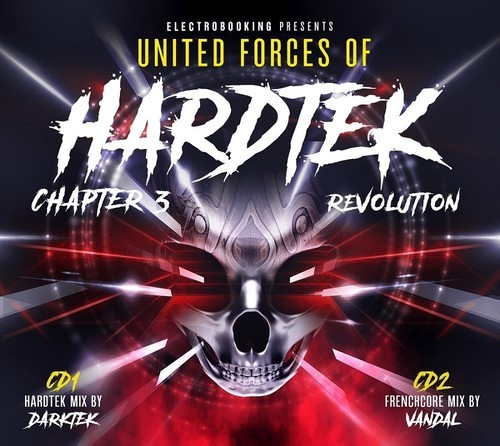 Blandade Artister - United Force Of Hardtek - Chapter 3 i gruppen CD / Dans/Techno hos Bengans Skivbutik AB (3514963)