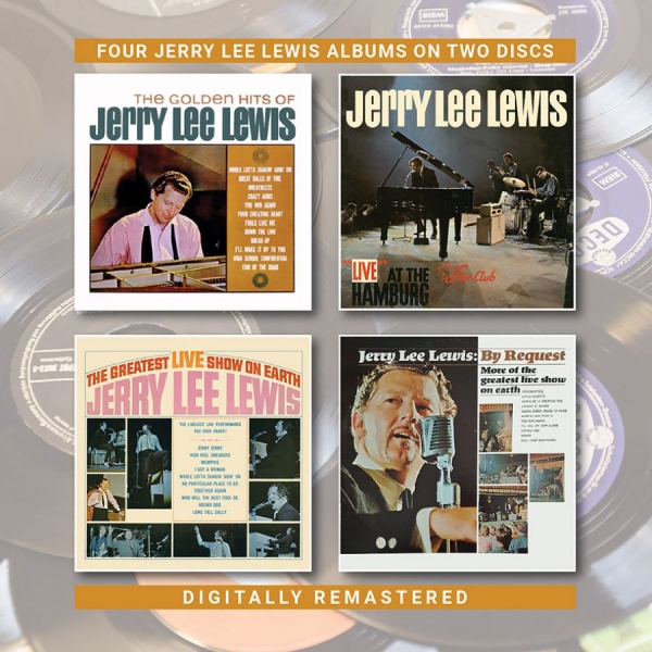 Lewis Jerry Lee - Golden Hits/At The Star Club + 2 i gruppen CD / Toppselgere hos Bengans Skivbutik AB (3530718)