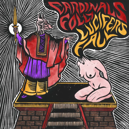 Cardinals Folly / Lucifer's Fall - Split (Vinyl) i gruppen VINYL / Metal/ Heavy metal hos Bengans Skivbutik AB (3530927)