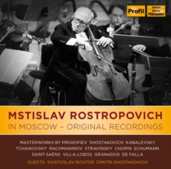 Various - Mstislav Rostropovich In Moscow - O i gruppen CD / Toppselgere hos Bengans Skivbutik AB (3532518)
