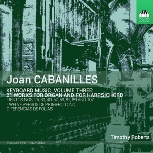 Cabanilles Joan - Keyboard Music, Vol. 3 i gruppen CD hos Bengans Skivbutik AB (3597483)
