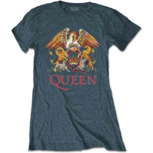Queen - Queen Ladies Tee: Classic Crest i gruppen Minishops / Queen hos Bengans Skivbutik AB (3619723)