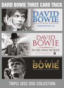 Bowie David - Three Card Trick (3 Dvd Documentary i gruppen Musikkk-DVD & Bluray hos Bengans Skivbutik AB (3624445)