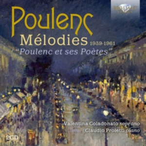 Poulenc Francis - Melodies 1939-1961 i gruppen CD hos Bengans Skivbutik AB (3650852)