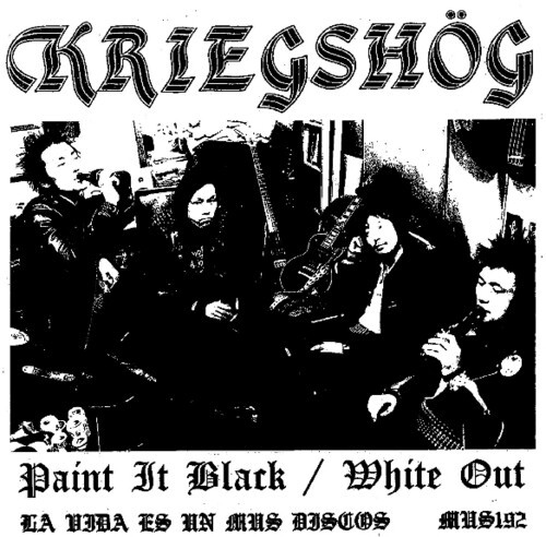 Kriegshög - Paint It Black / White Out i gruppen VINYL / Rock hos Bengans Skivbutik AB (3654258)