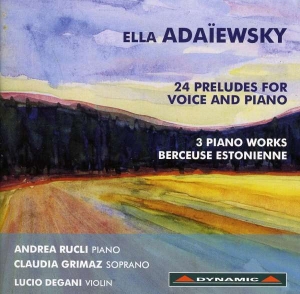 Adaiewsky - 24 Preludes For Voice And Piano i gruppen CD / Klassisk hos Bengans Skivbutik AB (3659722)