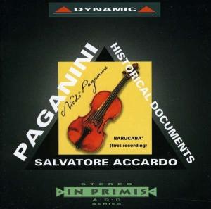 Paganini - Historical Documents i gruppen CD hos Bengans Skivbutik AB (3659727)