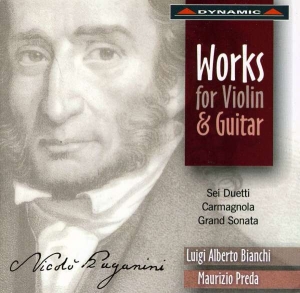 Paganini - Works For Violin And Guitar i gruppen CD hos Bengans Skivbutik AB (3662195)