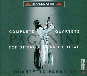 Paganini - The 15 Quartets For Strings And Gui i gruppen CD hos Bengans Skivbutik AB (3662928)
