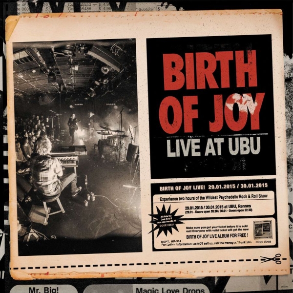 Birth Of Joy - Live At Ubu i gruppen CD / Toppselgere hos Bengans Skivbutik AB (3669331)