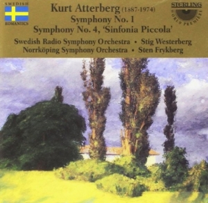 Atterberg Kurt - Symphonies 1 & 4 Sinfonia Piccol i gruppen CD hos Bengans Skivbutik AB (3674755)