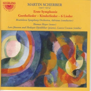 Scherbermartin - 1. Symphonie/Lieder i gruppen CD hos Bengans Skivbutik AB (3675118)