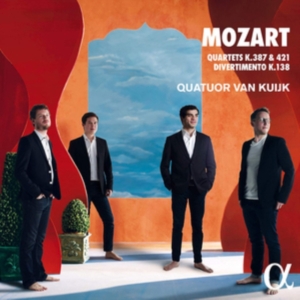 Mozart W A - Quartets K.387 & 421 , Divertimento i gruppen CD / Klassisk hos Bengans Skivbutik AB (3676720)