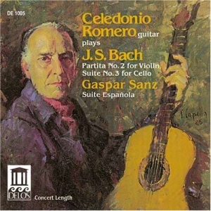 Bach J S Sanz Gaspar - Violin Partita 2 Cello Suite 3 Su i gruppen CD hos Bengans Skivbutik AB (3677253)