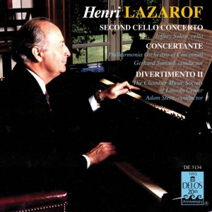 Lazarof Henri - Cello Concerto #2 Concertante Div i gruppen CD hos Bengans Skivbutik AB (3677418)
