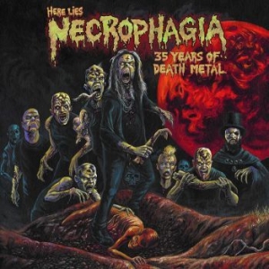 Necrophagia - Here Lies Necrophagia 35 Years Of D i gruppen CD hos Bengans Skivbutik AB (3680317)
