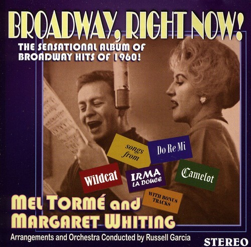 Mel Torme & Margaret Whiting - Broadway, Right Now ! i gruppen CD / Toppselgere hos Bengans Skivbutik AB (3701014)
