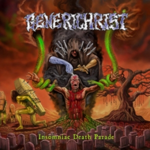 Generichrist - Insomniaca Death Parade (Red) i gruppen VINYL hos Bengans Skivbutik AB (3701069)