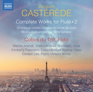 Casterede Jacques - Complete Works For Flute, Vol. 2 i gruppen CD hos Bengans Skivbutik AB (3729413)