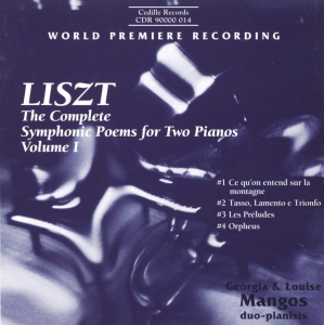 Liszt Franz - Symphonic Poems For Two Pianos i gruppen CD hos Bengans Skivbutik AB (3734593)