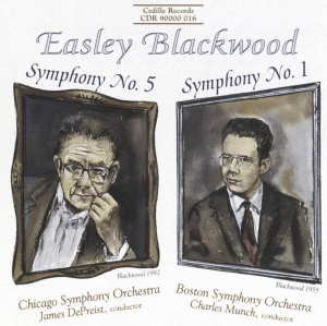 Blackwood Easley - Symphonies Nos 5 & 1 i gruppen CD hos Bengans Skivbutik AB (3734599)