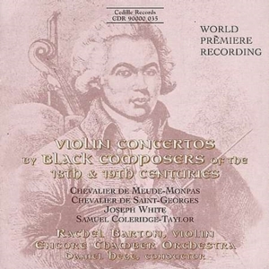 Various - Violin Concertos By Black Composers i gruppen Externt_Lager / Naxoslager hos Bengans Skivbutik AB (3734618)
